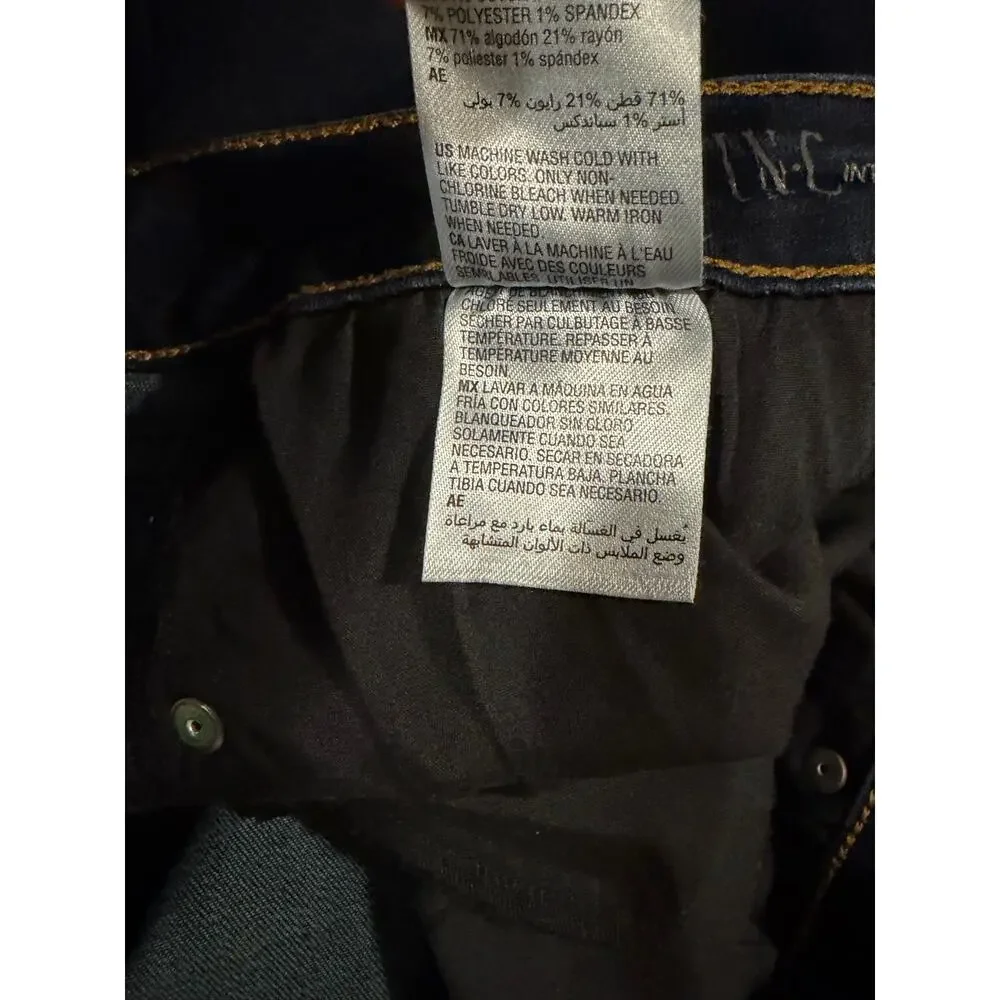 INC Concepts Madison Skinny Jeans Dark Wash Stretch 14/32 Denim Curvy Ankle - Picture 9 of 14